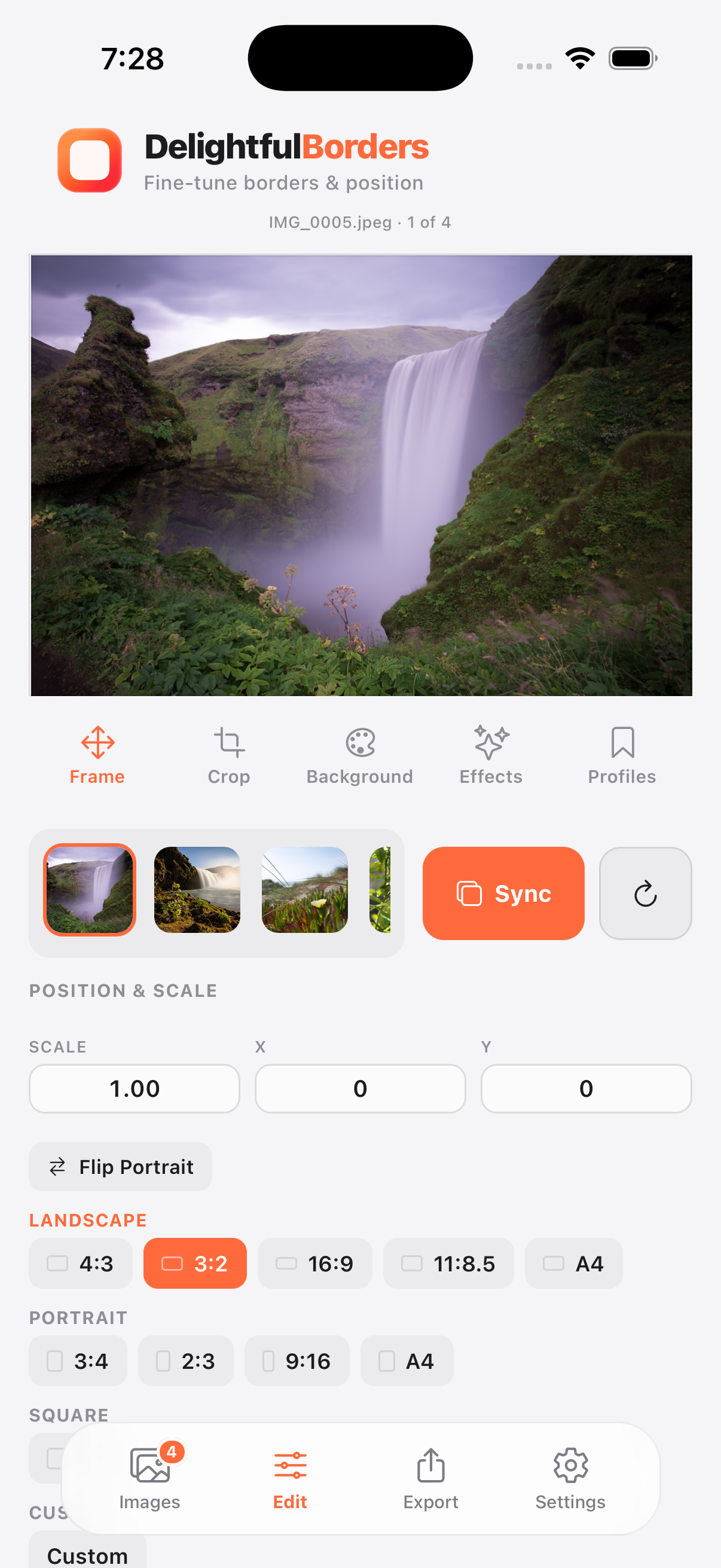 Framing interface