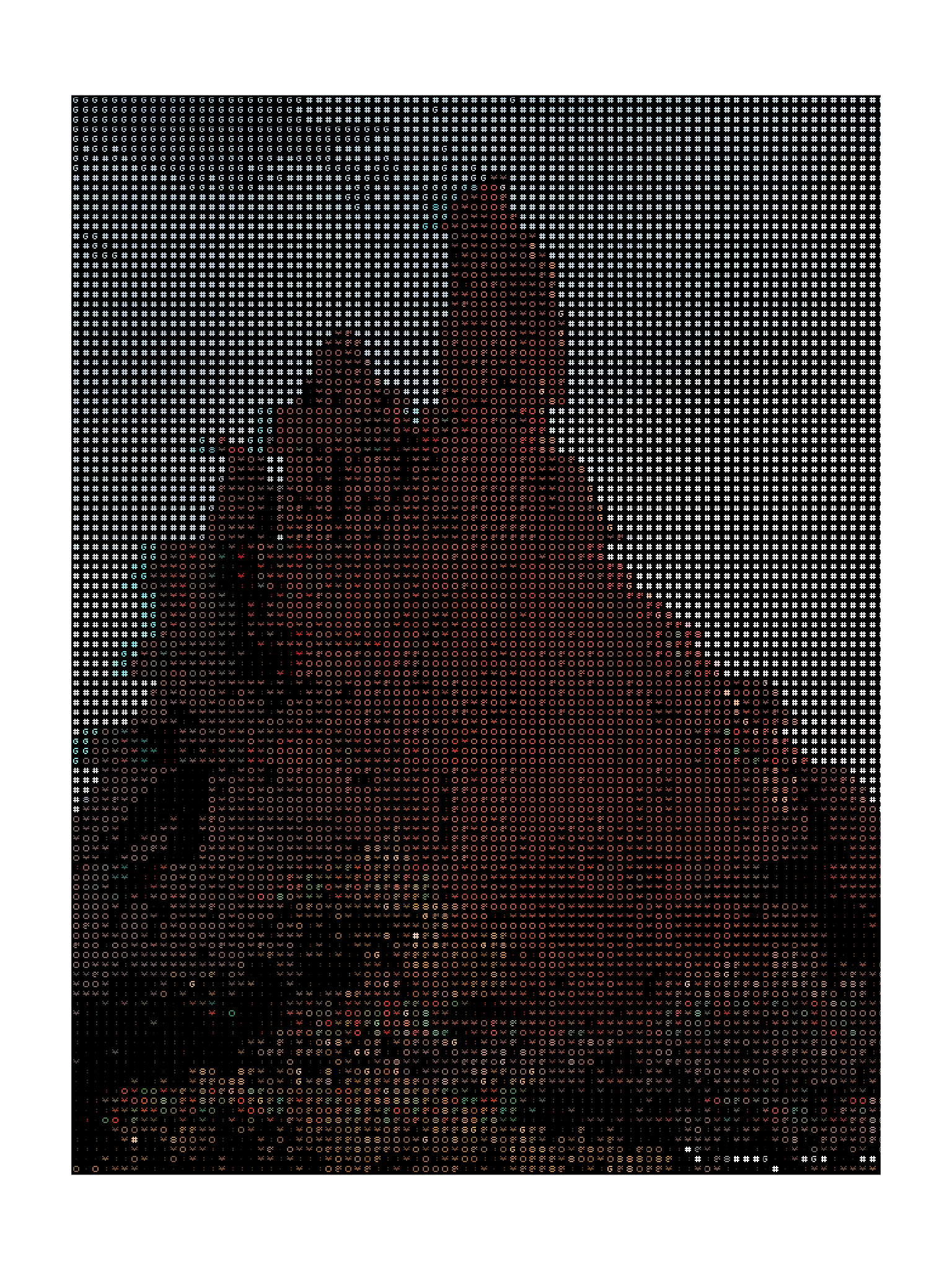 Landscape with bold frame
